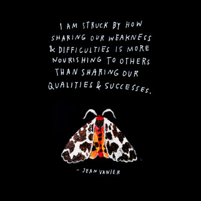 Sharing Our Weakness